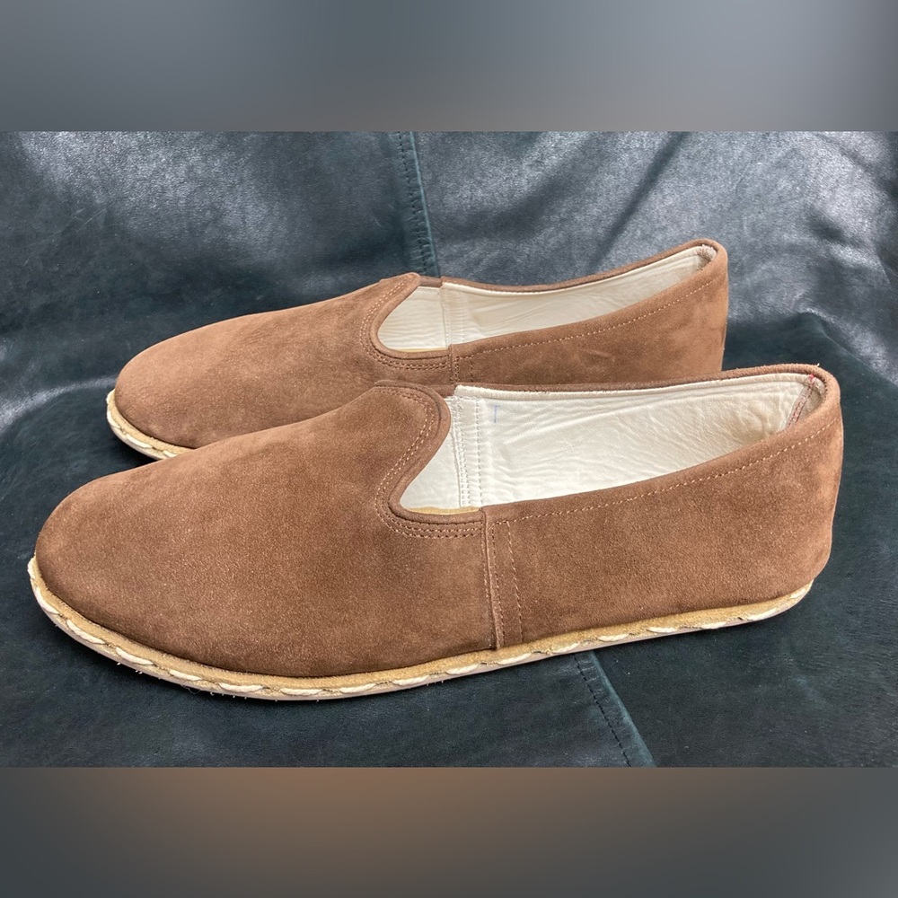 Sabah Terro Brown Suede Loafers Men’s Size 38 / US 7